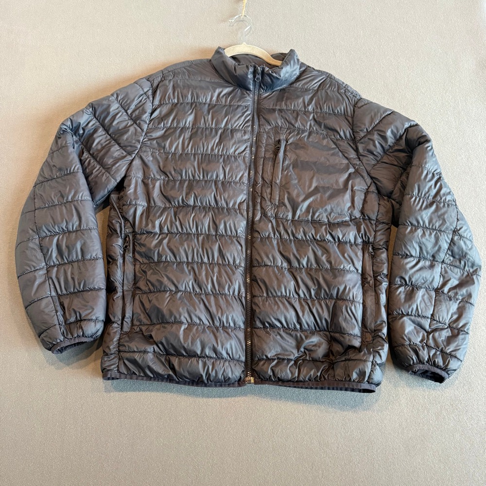 Zara Men's Black Lightweight Puffer Jacket Quilted Full Zip